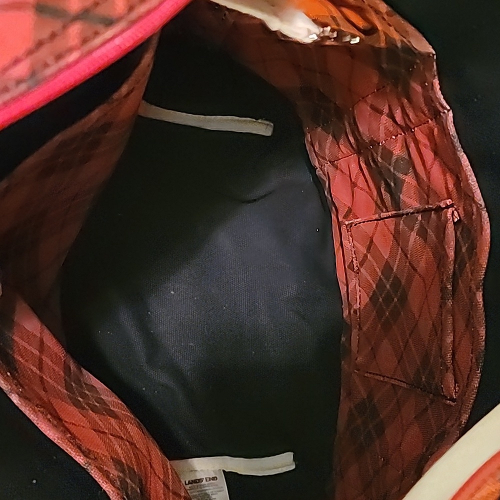 Lands' End zip top canvas Tote Bag - Picture 5 of 12